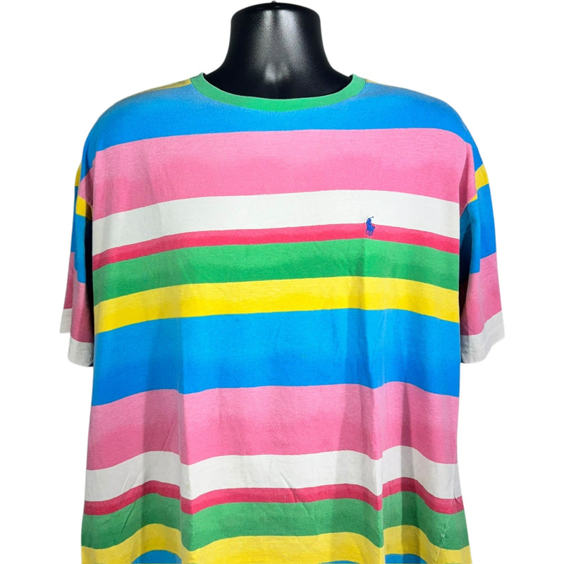 Vintage Polo Ralph Lauren Multicolor Striped Tee