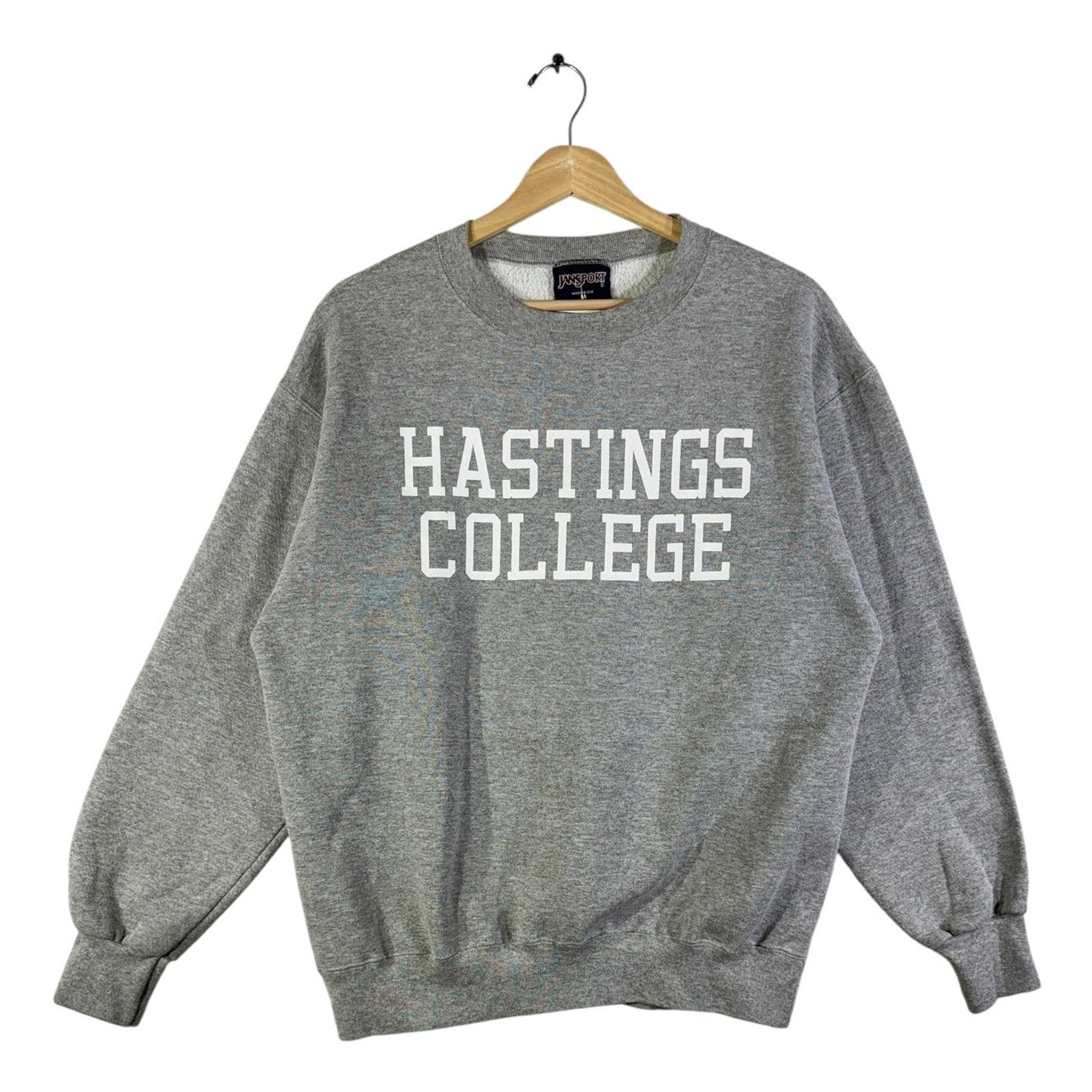 Vintage Hastings College Pullover Sweatshirt