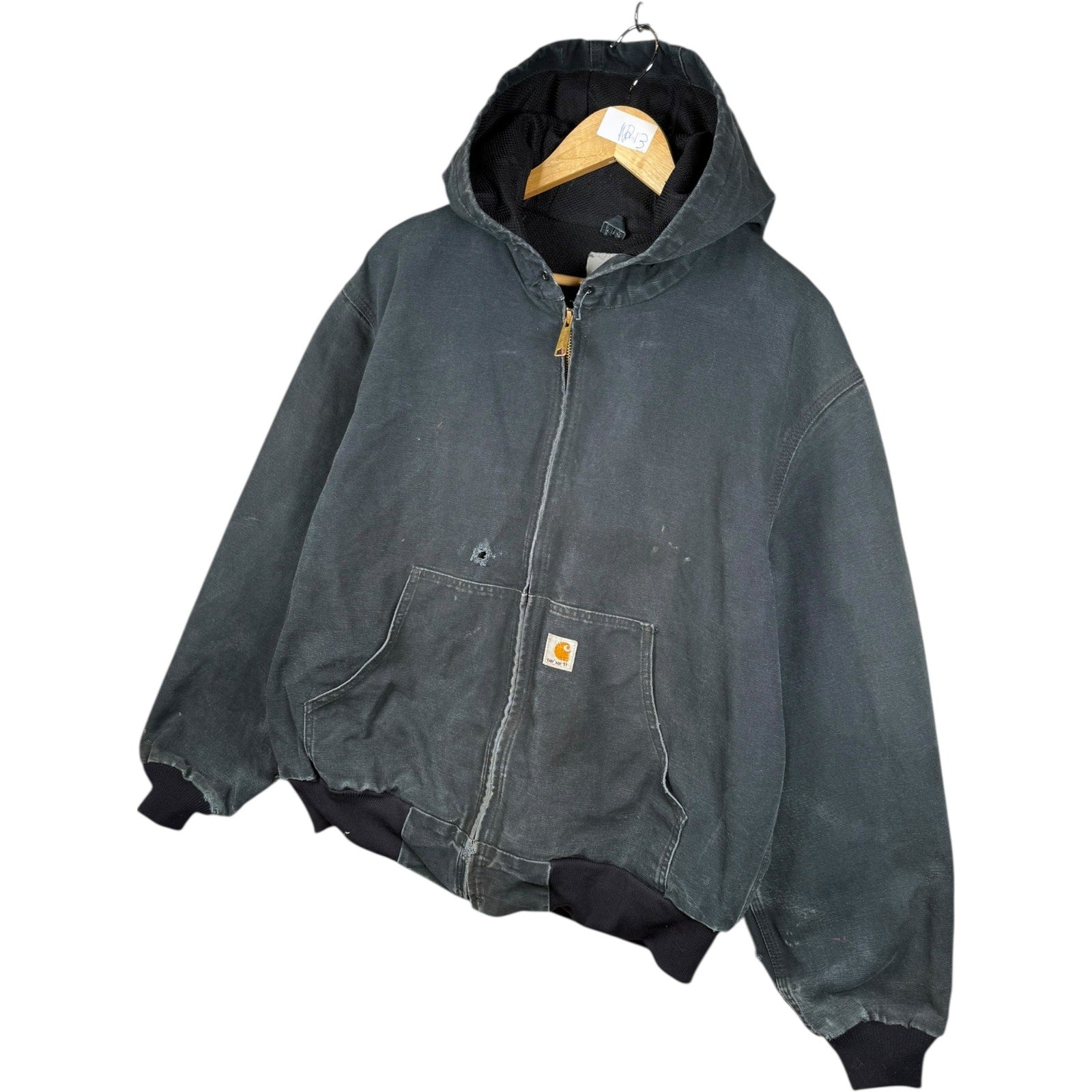 Vintage Carhartt Thermal Lined Full Zip Hoodie