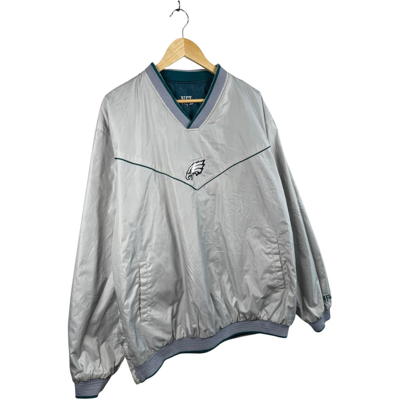 Vintage Philadelphia Eagles NFL Reversible Pullover Jacket