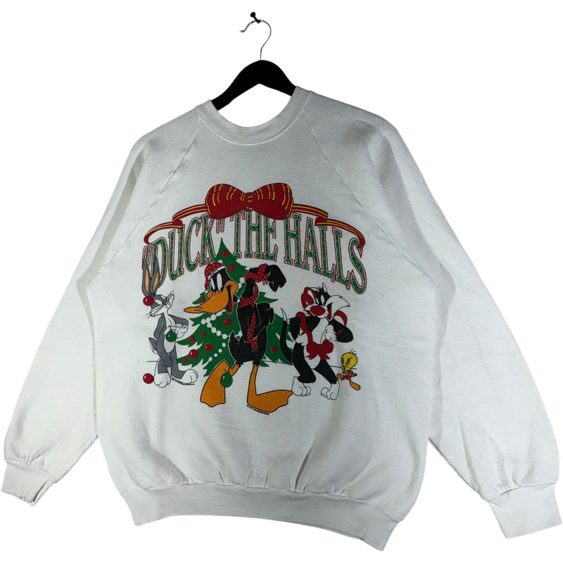 Vintage "Duck The Halls" Daffy Duck Christmas Crewneck