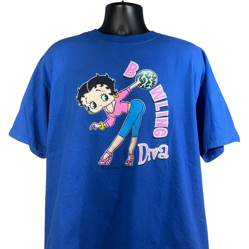 Vintage Betty Boop Bowling Diva Graphic Tee