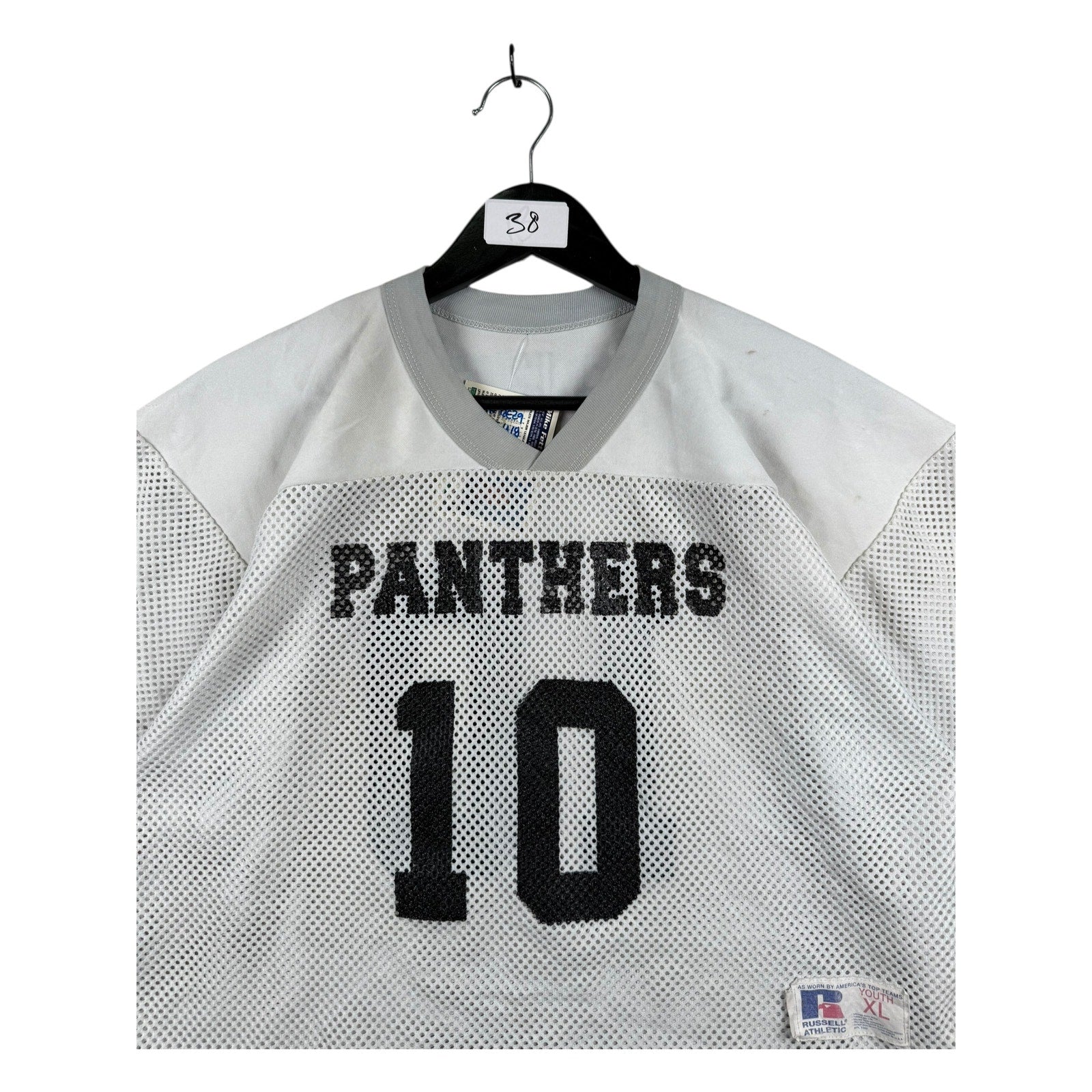 Vintage Russell Athletic Panthers Y2K Cropped Jersey