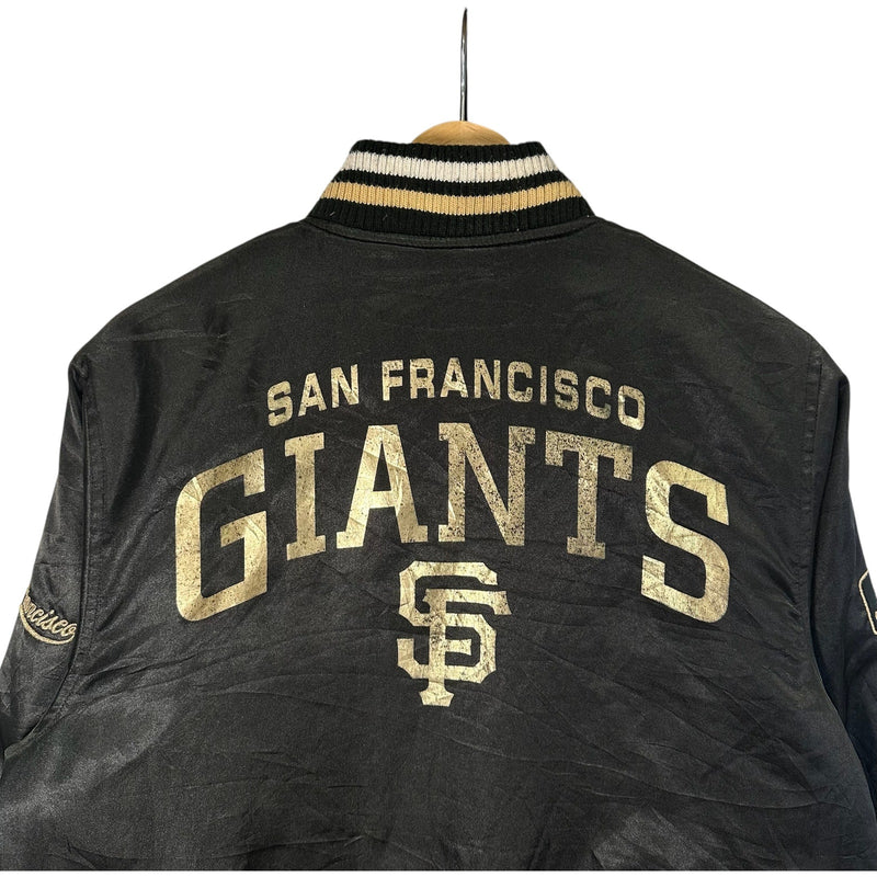 Vintage Majestic San Francisco Giants Satin Bomber Jacket