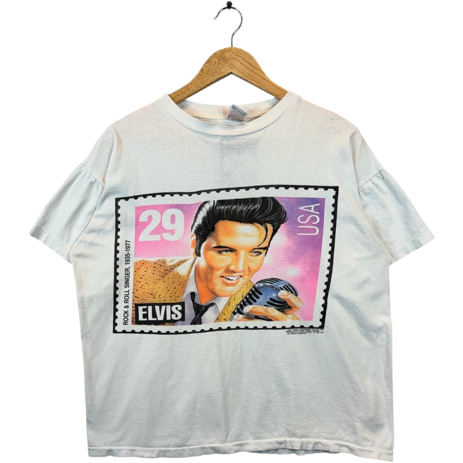 Vintage Elvis Presley Postage Stamp 1992 T-Shirt