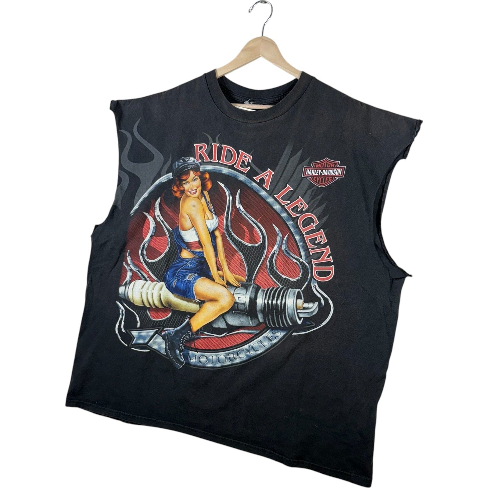 Vintage Harley Davidson "Ride a Legend" Muscle Tee