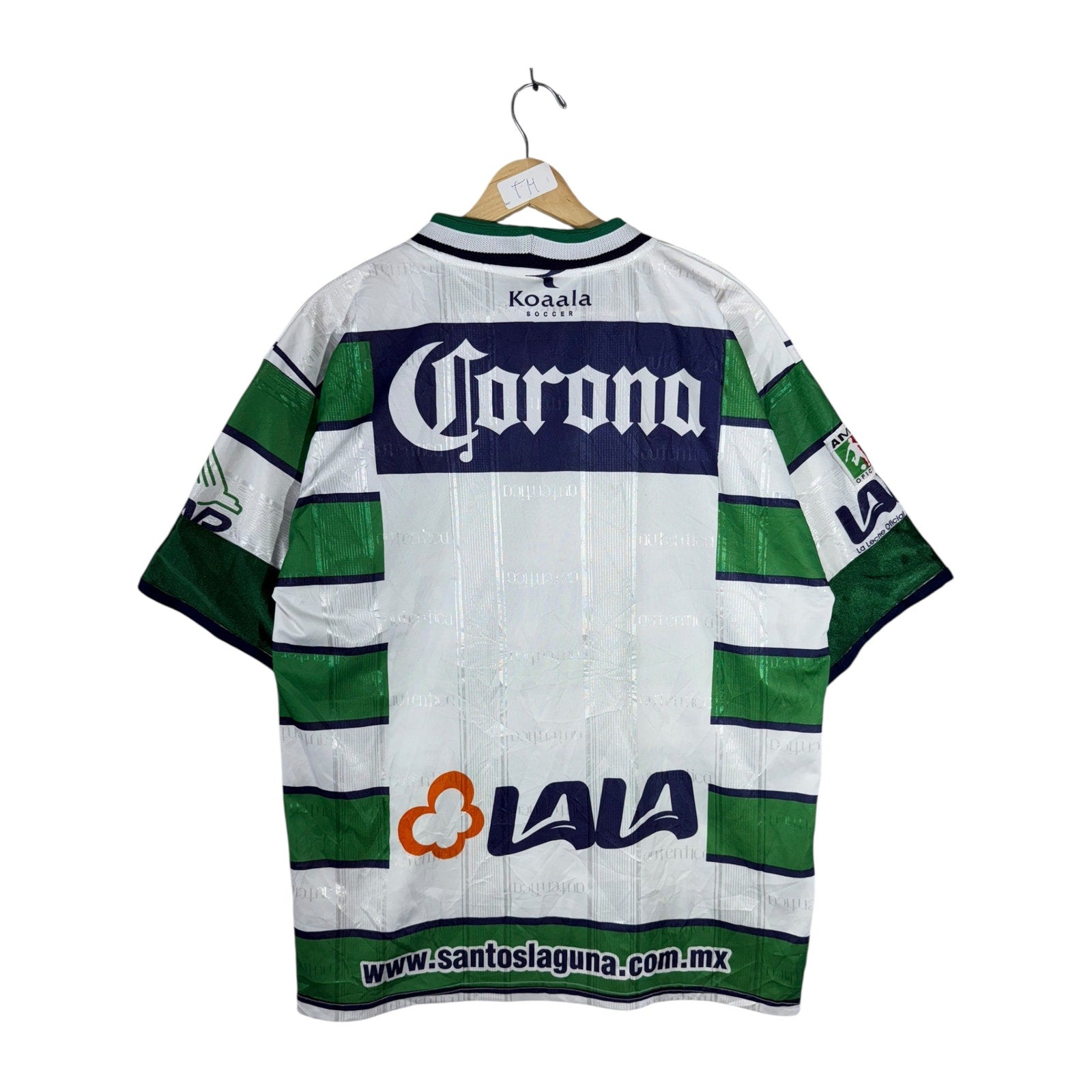 Vintage 2003 Santos Laguna Club Mexico Soccer Jersey