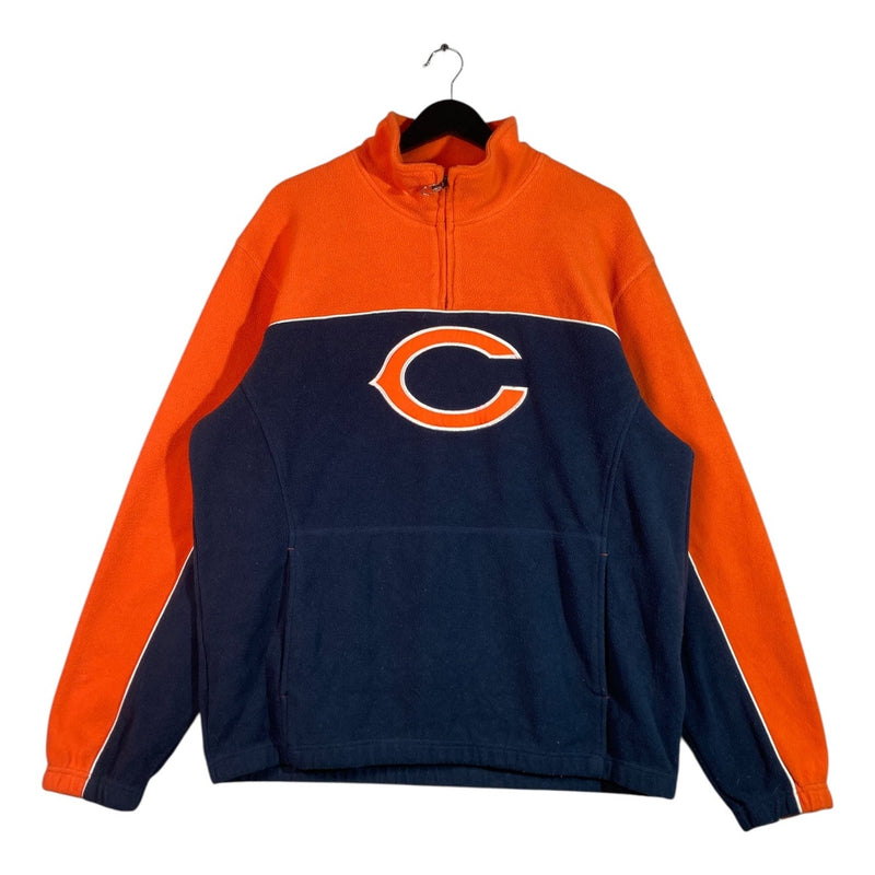 Vintage Chicago Bears NFL Fleece Quarter-Zip Sweatshirt