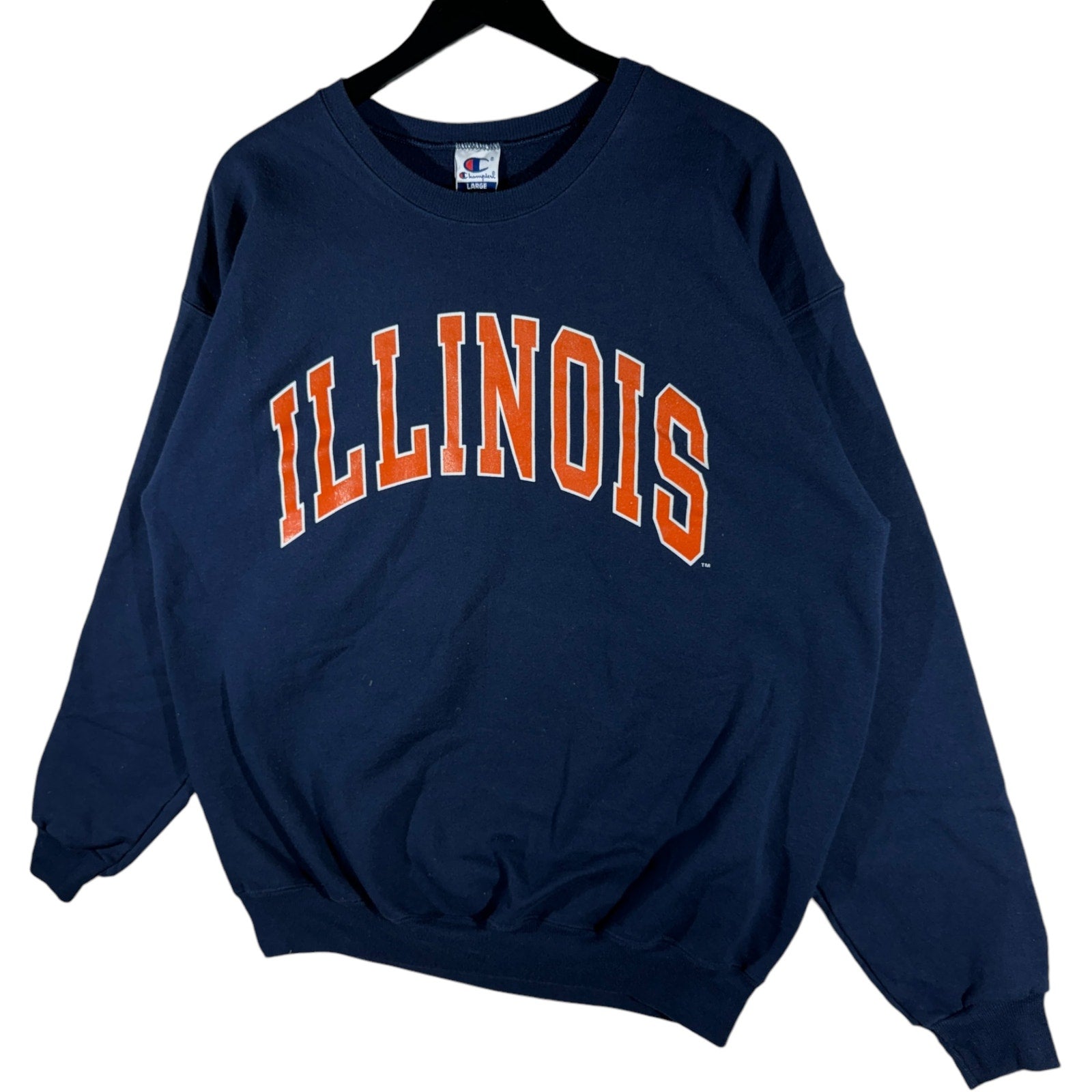 Vintage University Of Illinois Spellout Crewneck