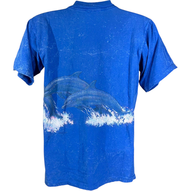 Vintage Monterey Bay Dolphin Wrap Around Tee 90s