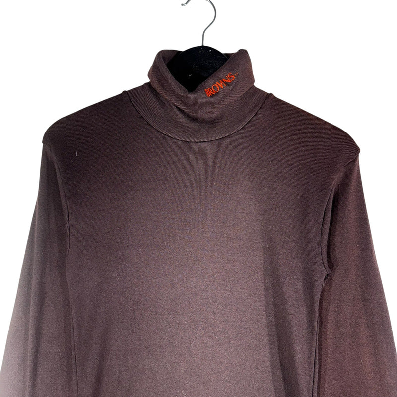 Vintage Majestic Cleveland Browns NFL Turtleneck Long Sleeve