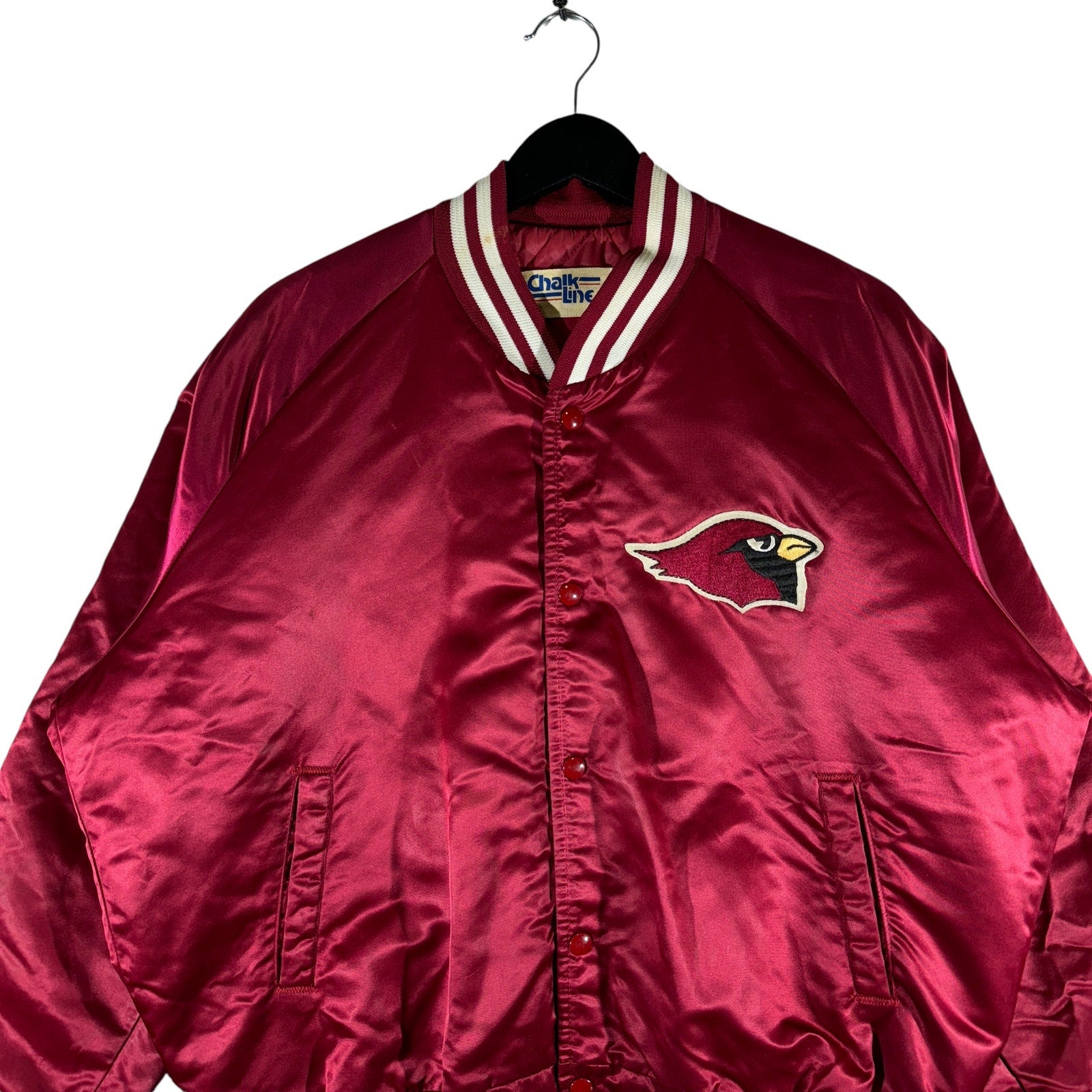 Vintage Chalk Line Arizona Cardinals Satin Bomber Jacket