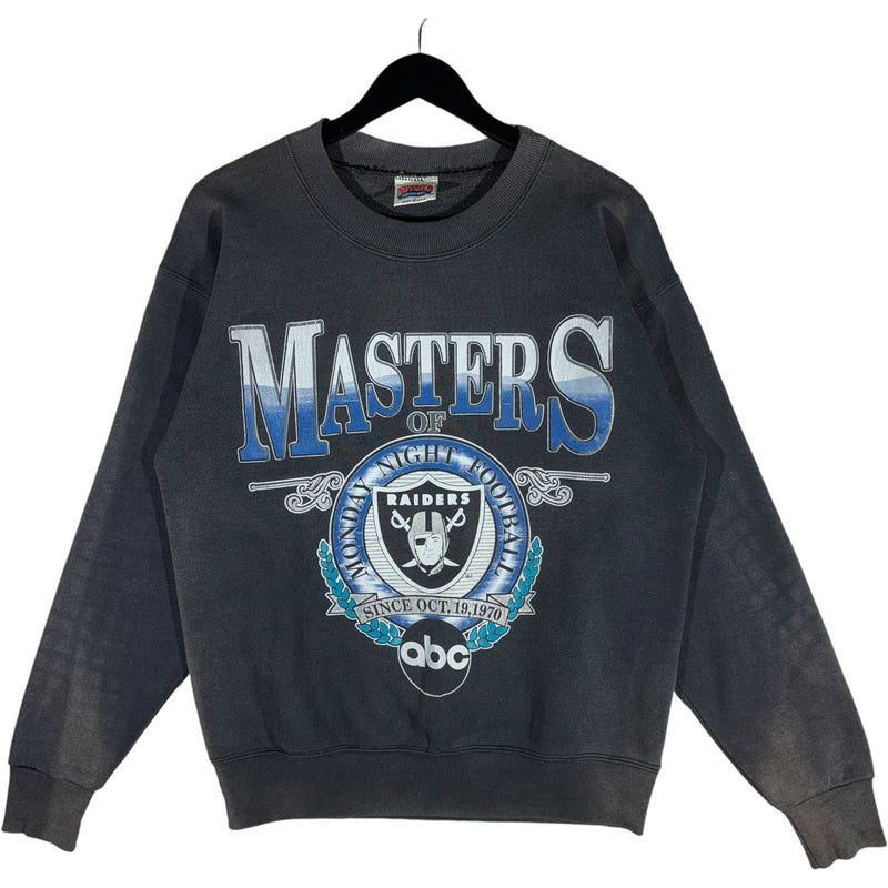 Vintage Nutmeg "Masters OF MNF" Raiders NFL Crewneck