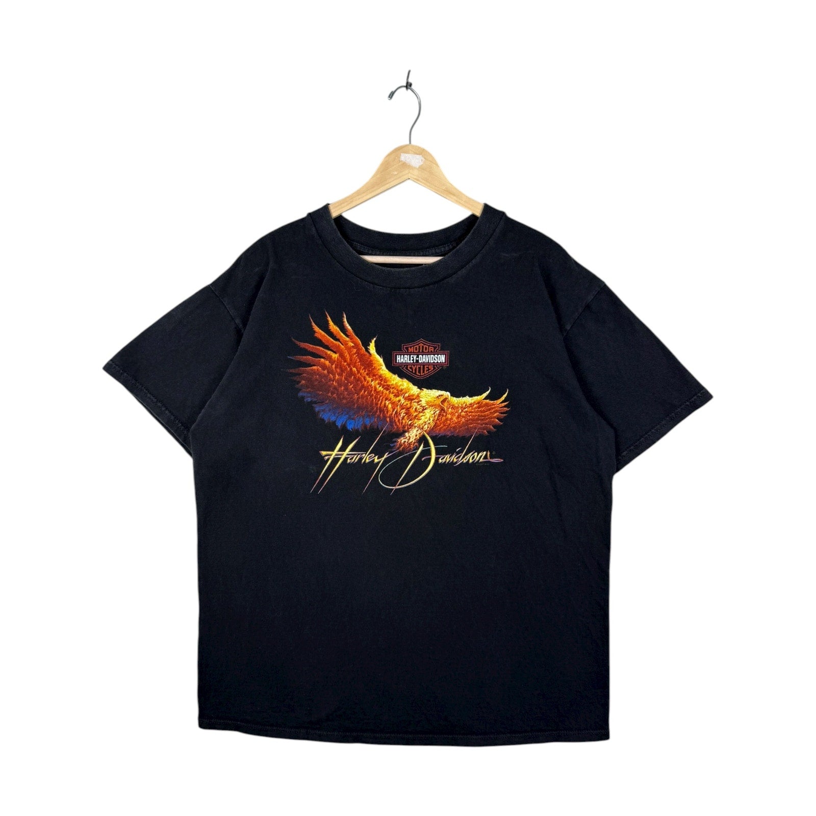 Vintage Harley Davidson Eagle Flame T-Shirt