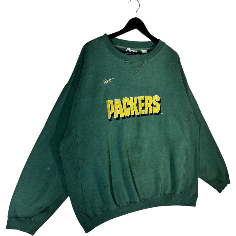 Vintage Reebok Greenbay Packers Spellout NFL Crewneck