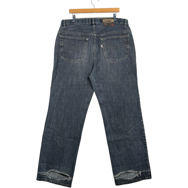 Vintage Viking Straight Leg Denim Jeans 38x32