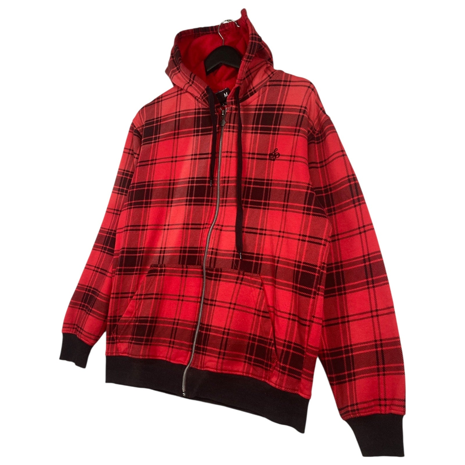 Vintage Southpole Plaid Zip Up Hoodie