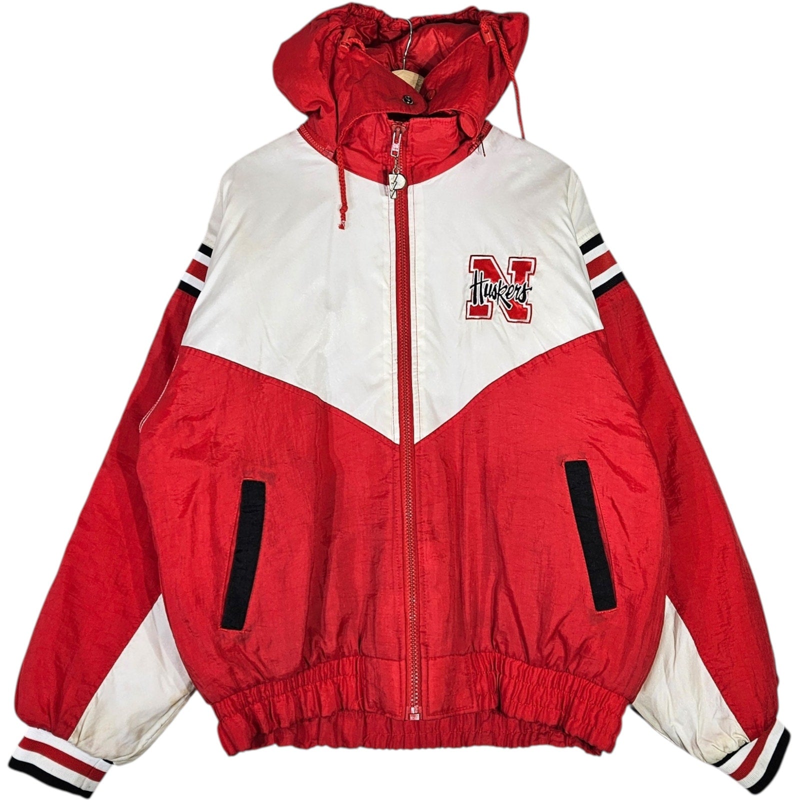 Vintage Nebraska Huskers Mullet Spellout Puffer Jacket