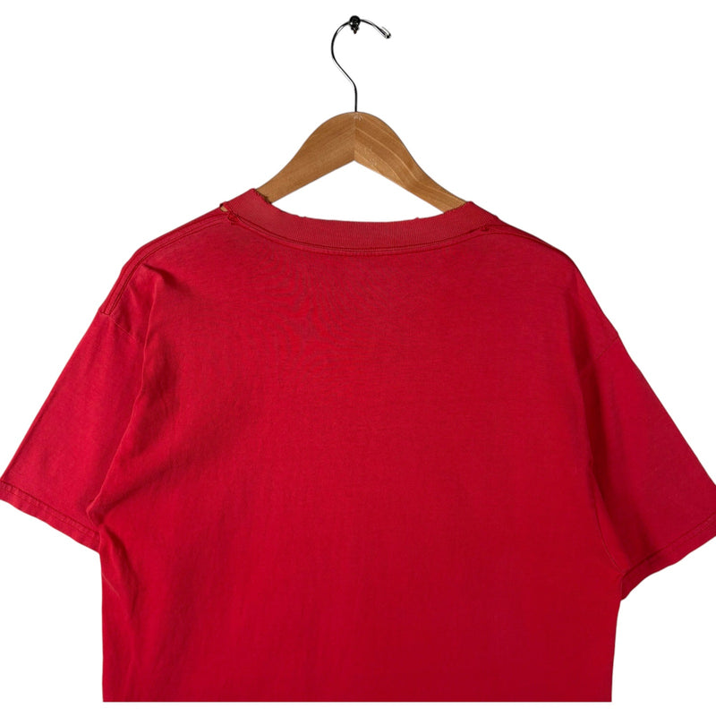 Vintage Logo 7 Chicago Bulls Spellout Logo Tee 90s