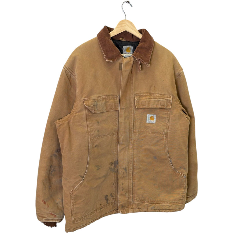 Vintage Carhartt C03 BRN Full Zip Workwear Jacket