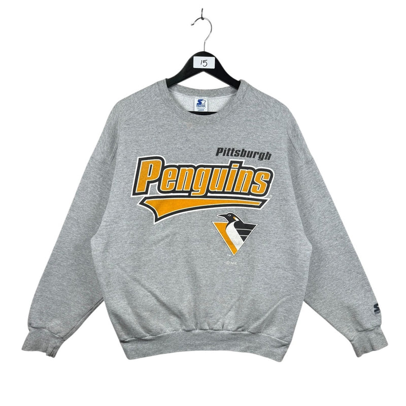 Vintage Starter Pittsburgh Penguins NHL Hockey Sweatshirt