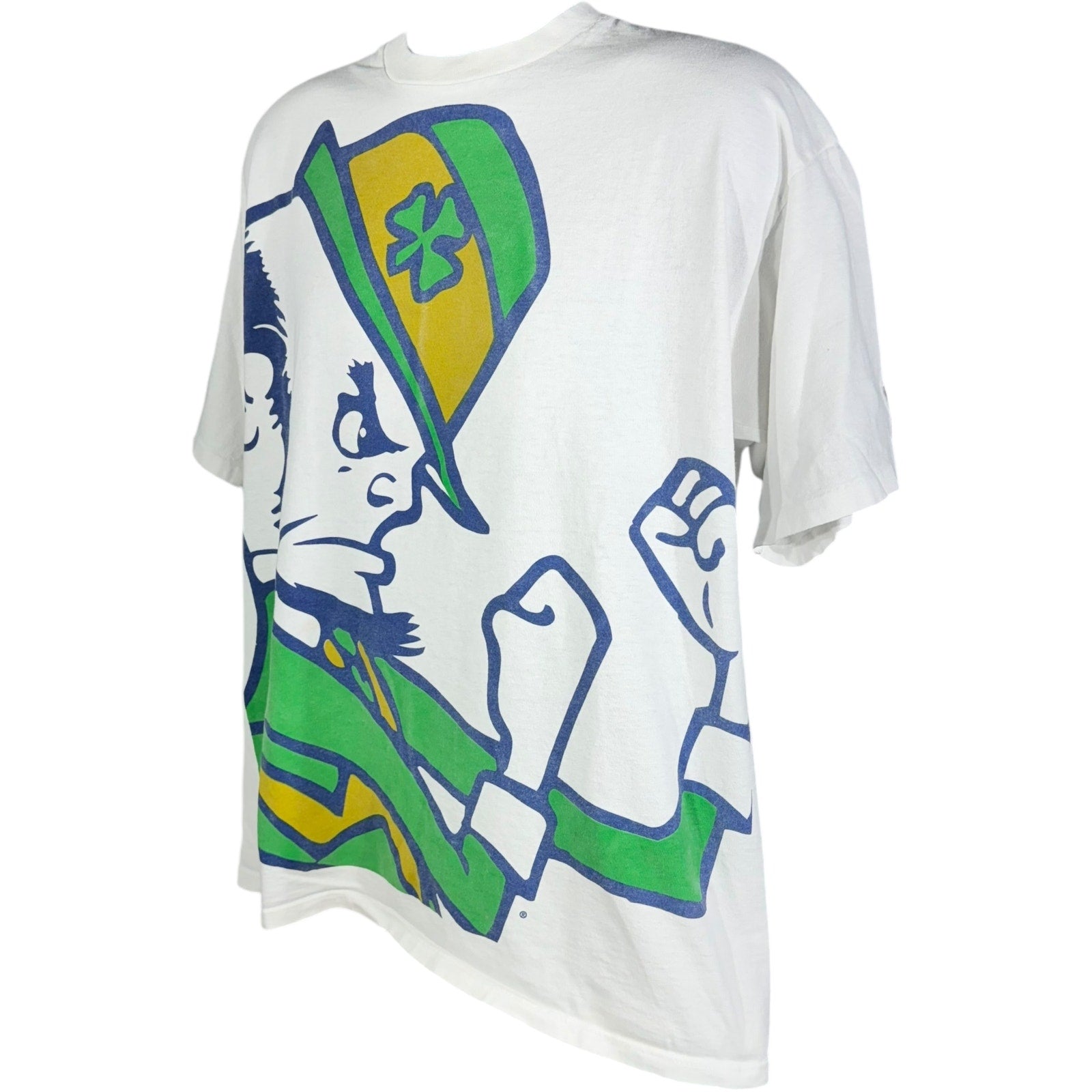 Vintage Starter University Of Notre Dame Fighting Irish Mascott Tee 90s