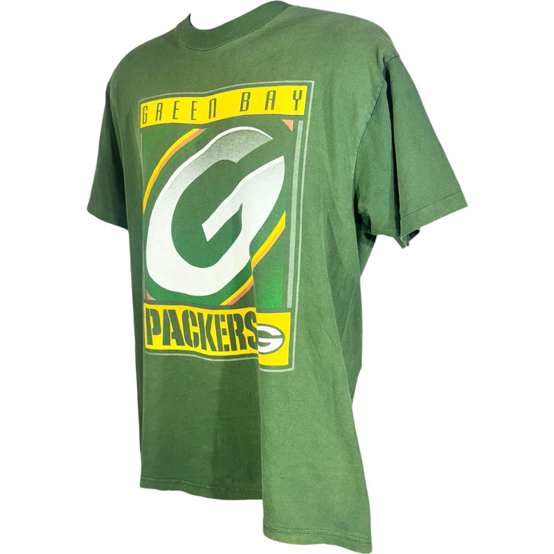 Vintage Green Bay Packers Logo NFL Tee