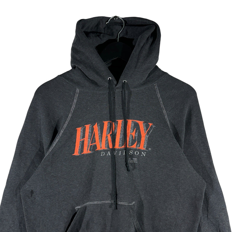 Vintage Harley Davidson Spellout Hoodie