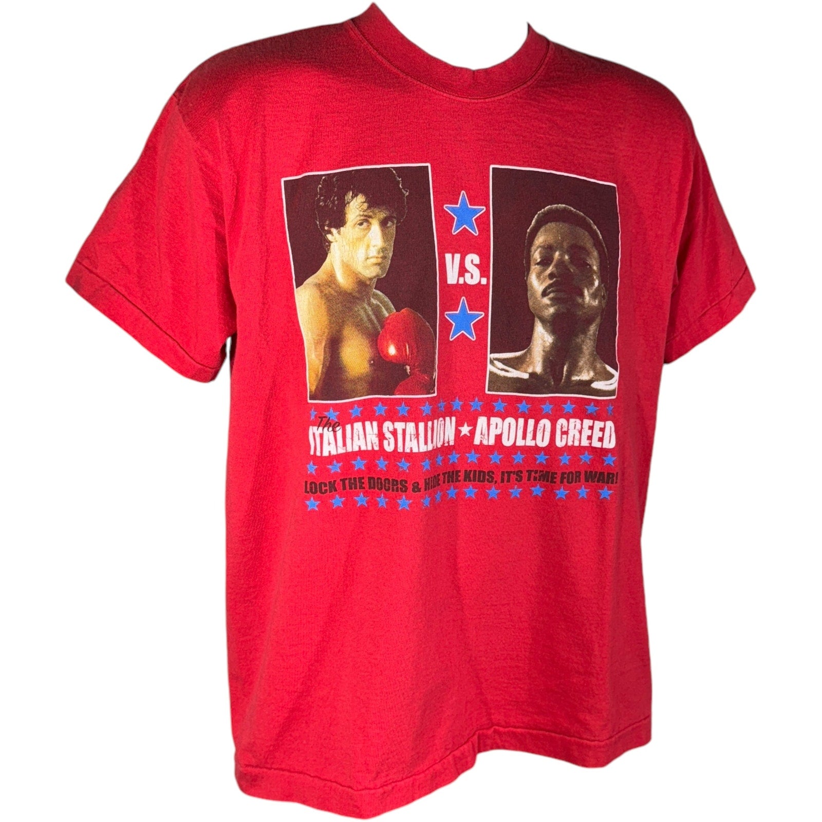 Vintage Rocky The Italian Stallion vs Apollo Creed Movie Tee