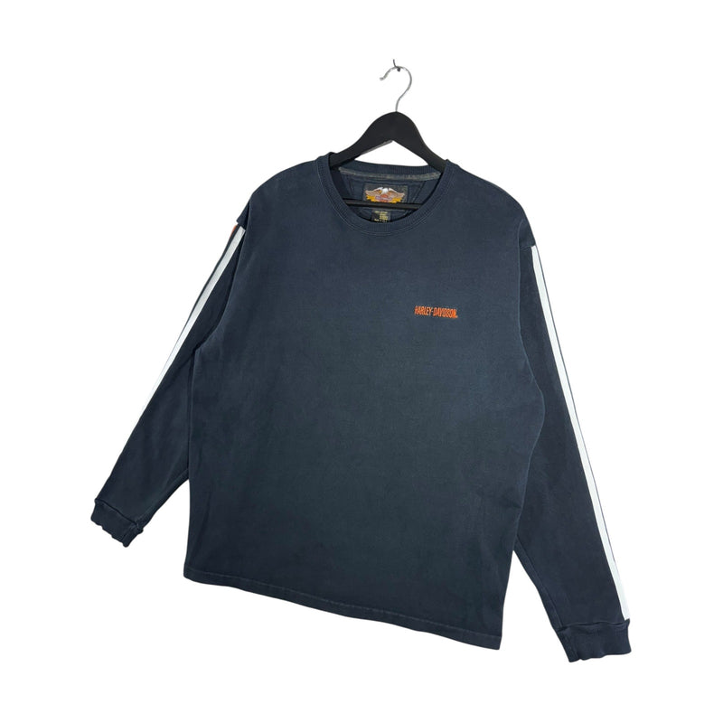 Vintage Harley Davidson Motorcycle Biker Long Sleeve Sweatshirt