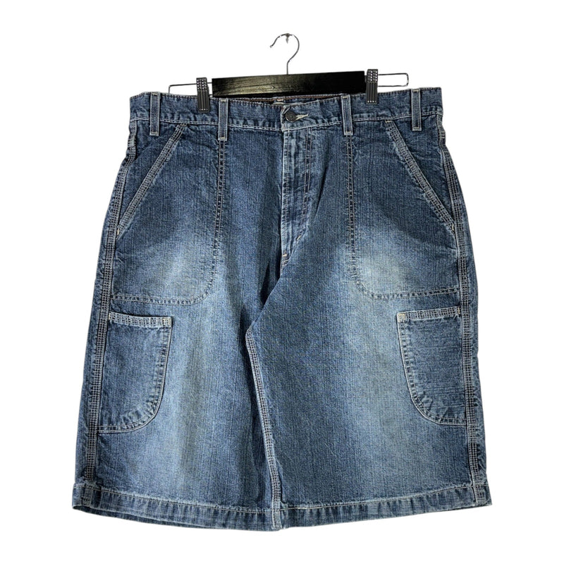 Vintage Wide Leg Denim Shorts 38