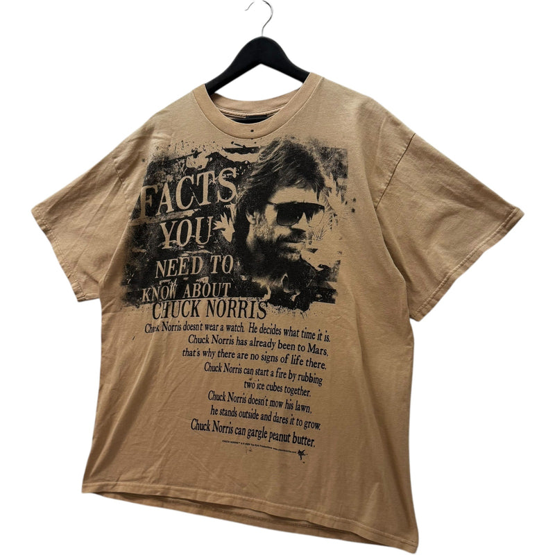 Vintage"Facts You Need To Know About Chuck Norris"Tee