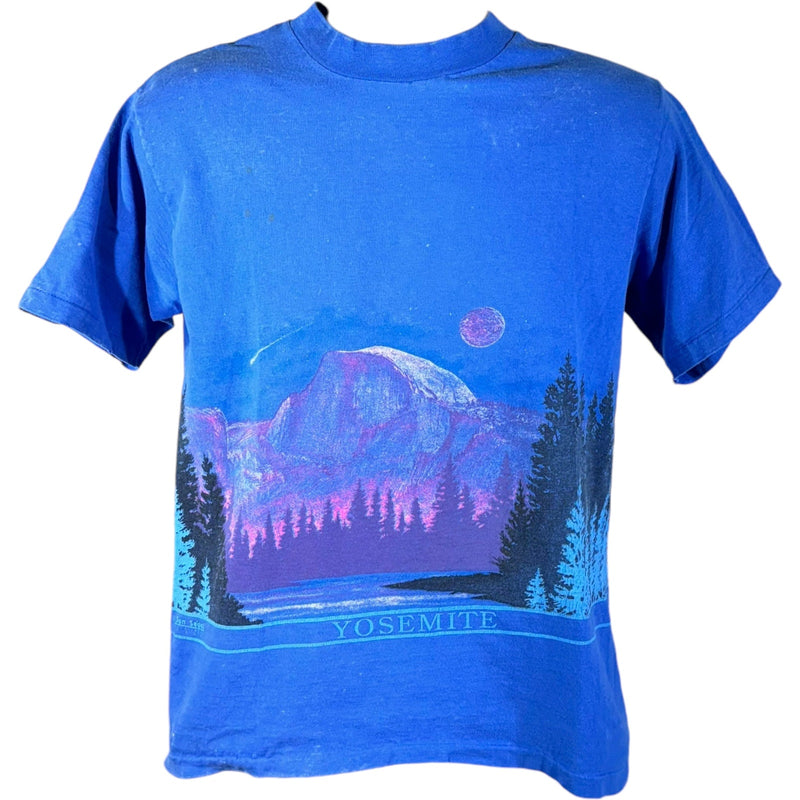 Vintage Yosemite National Park Landscape Wrap Around Tee 90s