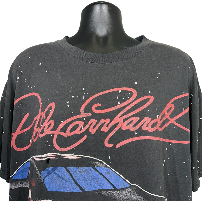 Vintage Dale Earnhardt "The Intimidator" AOP NASCAR Tee 90s