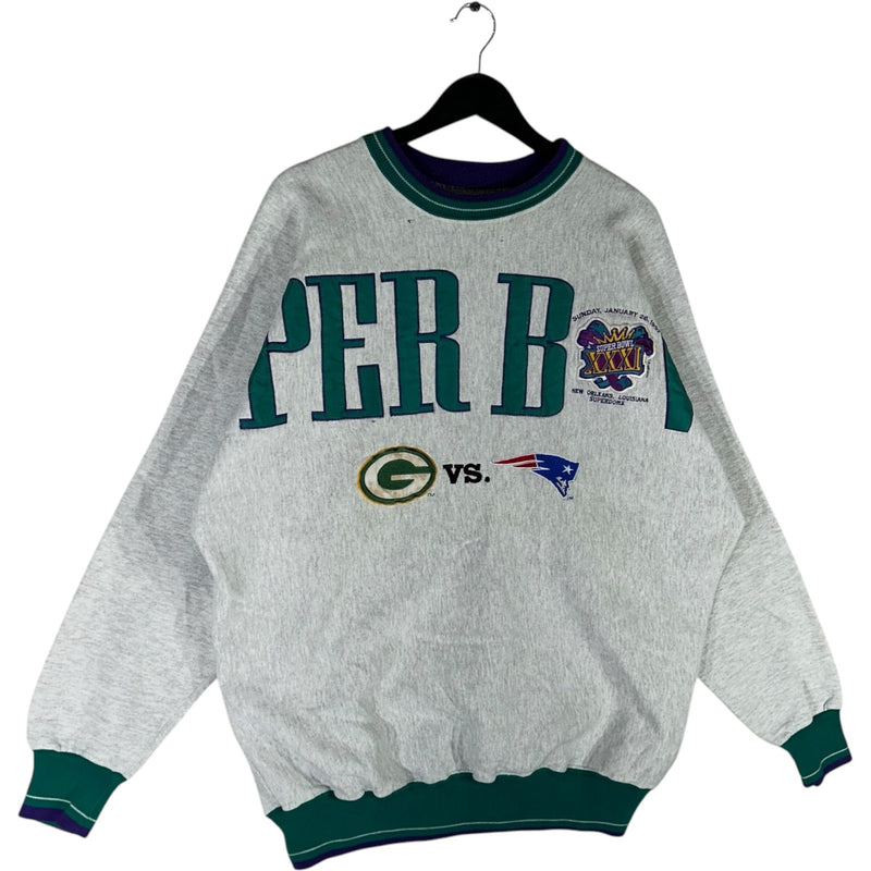 Vintage Legends Athletic Super Bowl 31 Spellout Crewneck 90s