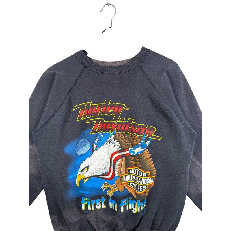 Vintage Harley Davidson Earl Small First In Flight Crewneck