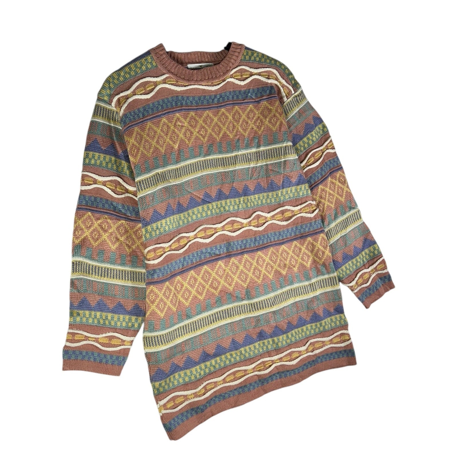 Vintage Torpedo 3D Knit Sweater