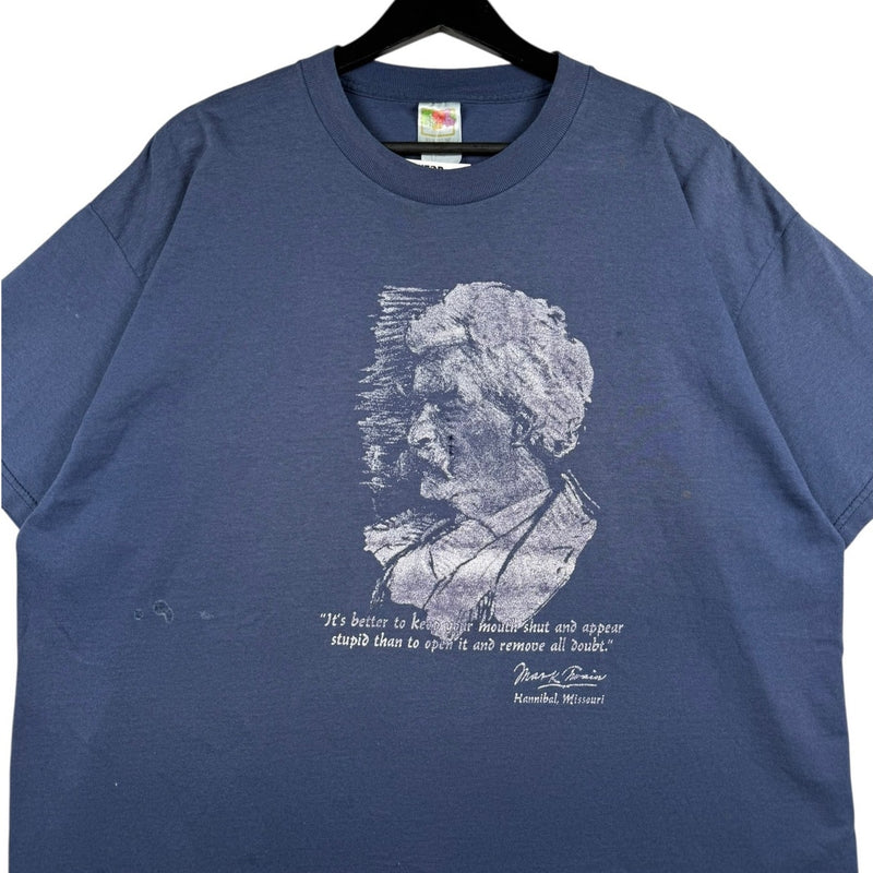 Vintage Mark Twain Portrait Graphic T-Shirt