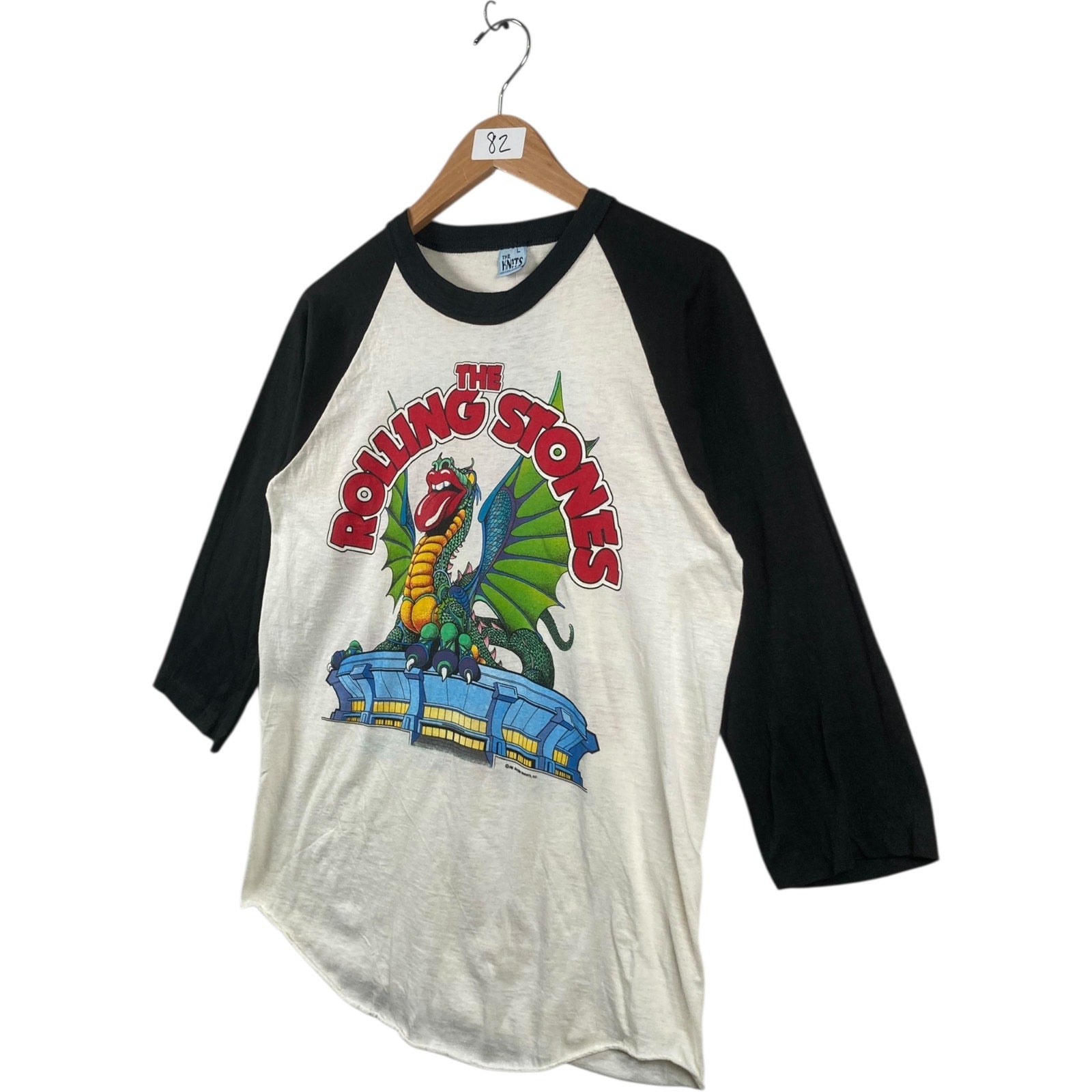 Vintage The Rolling Stones Boulder Raglan Baseball T-Shirt