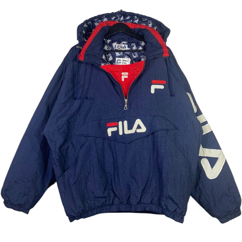 Vintage Fila 1/2 Zip Pullover Jacket Windbreaker