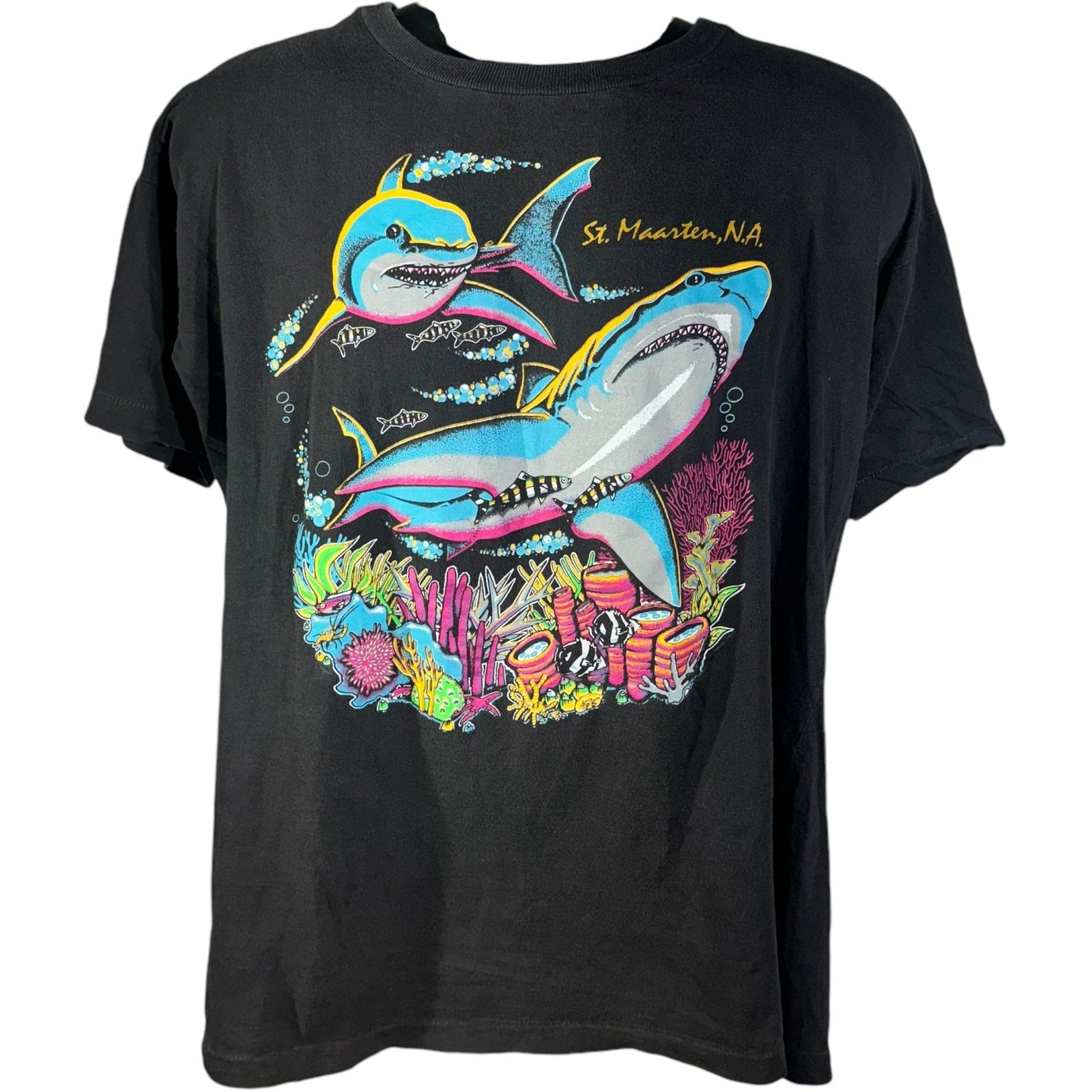 Vintage St. Maarten Great White Shark Tee