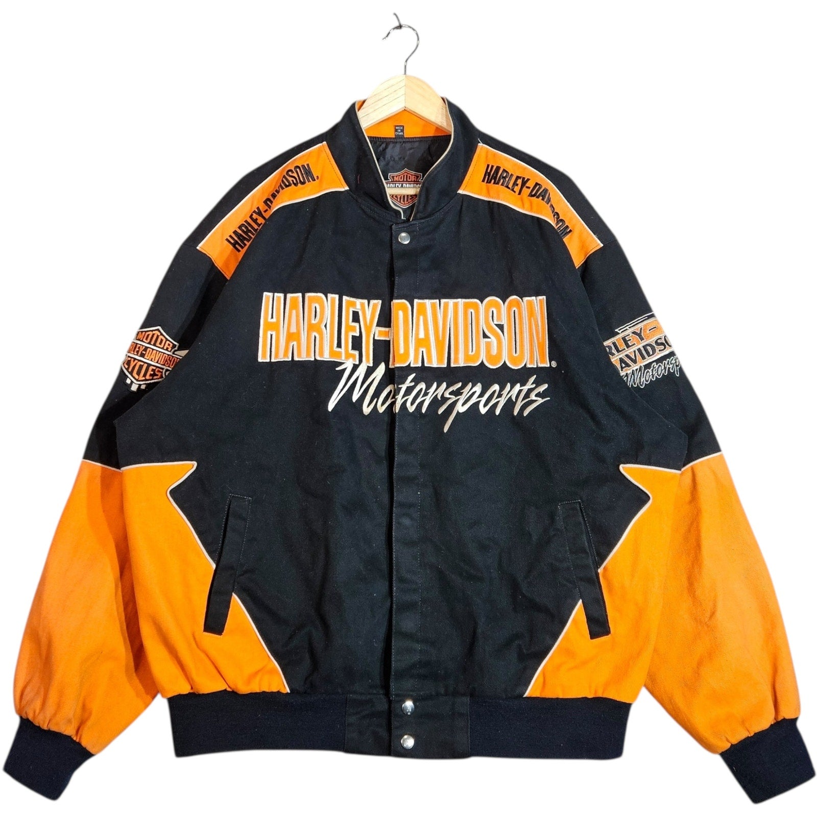 Vintage Harley Davidson Motorsports Bomber Jacket