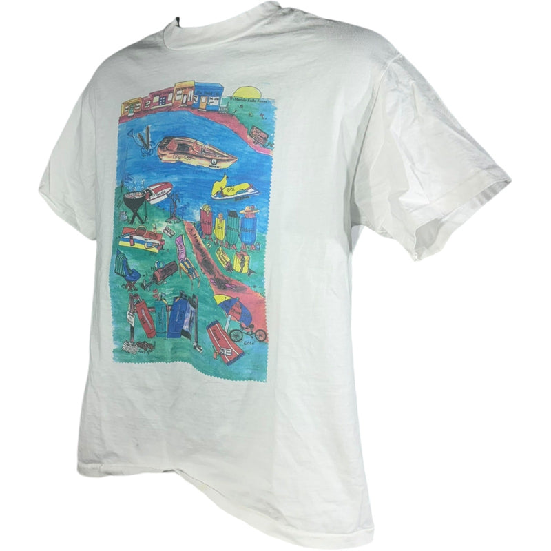 Vintage A Haz-Bins Holiday Art Tee