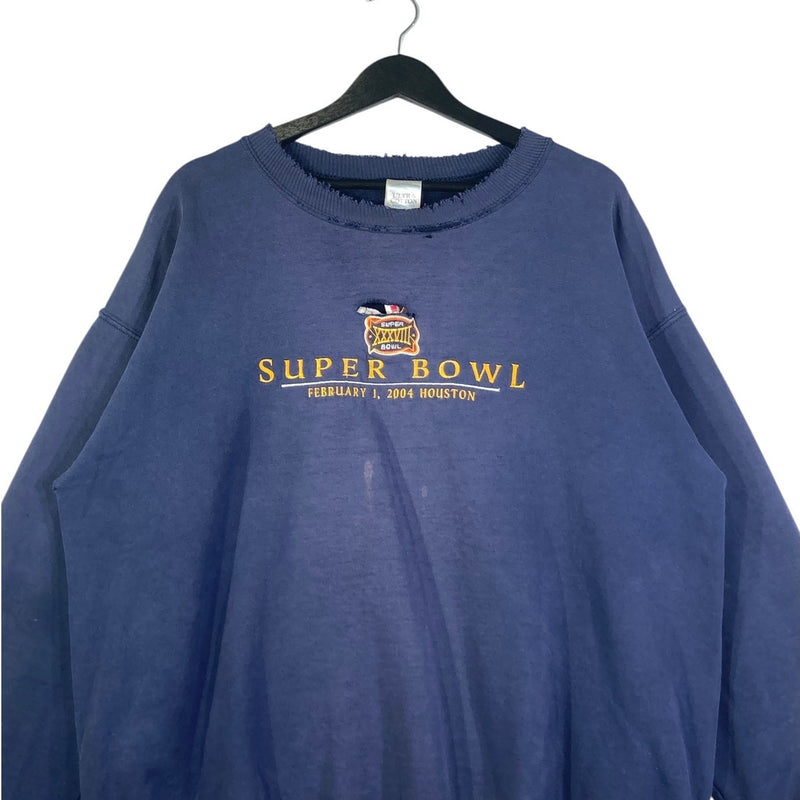 Vintage Super Bowl XXXVIII 2004 Houston NFL Crewneck