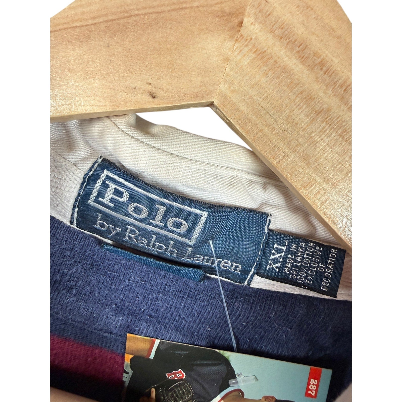 Vintage Polo Ralph Lauren Striped Rugby Long Sleeve Polo