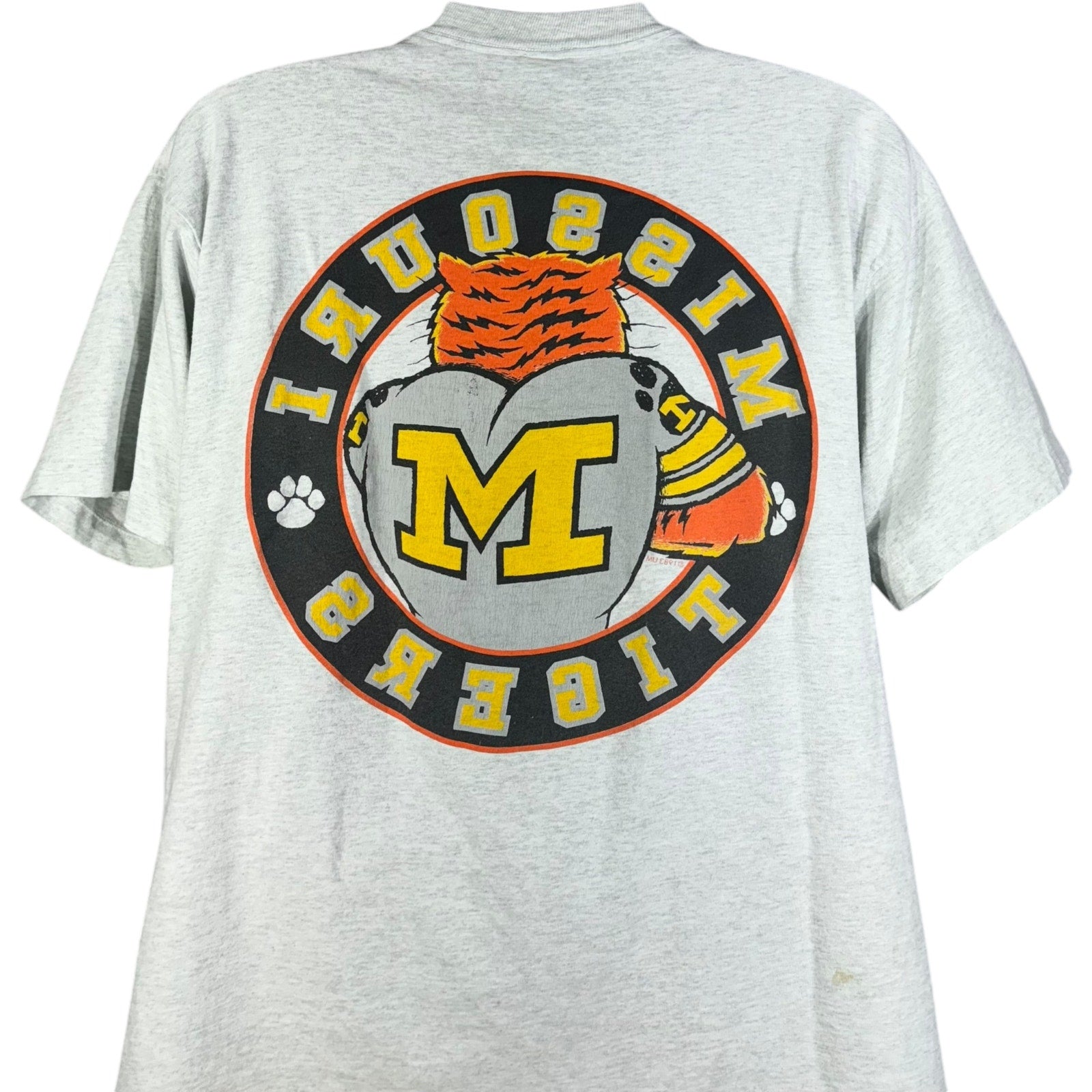 Vintage University of Missouri Tigers Football Tee