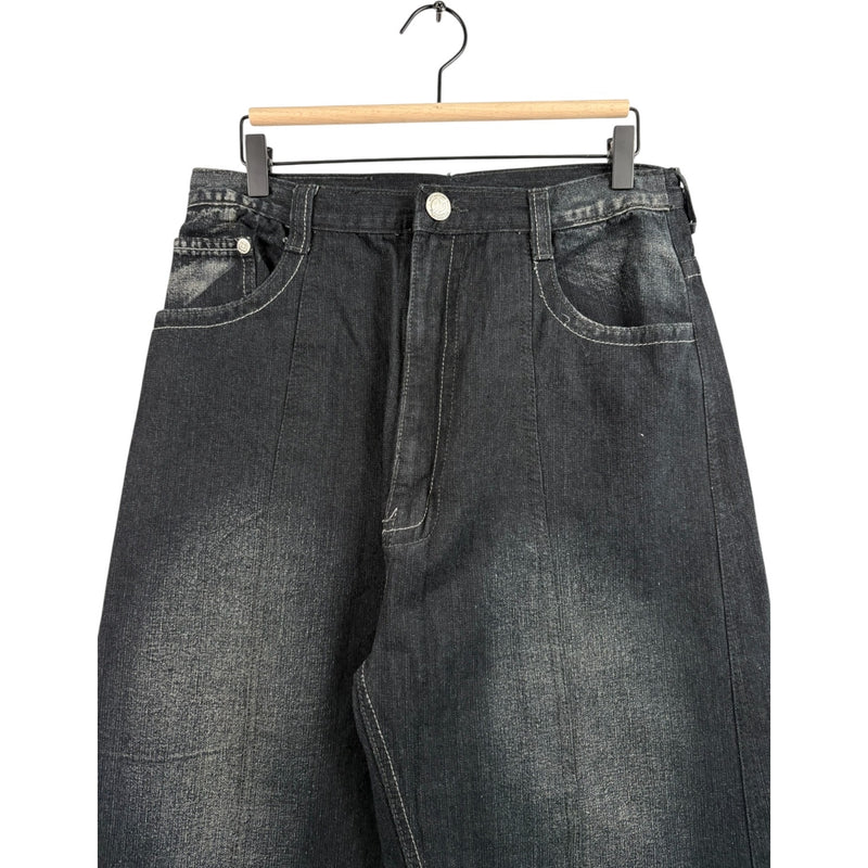Vintage Bermuda Faded Denim Shorts