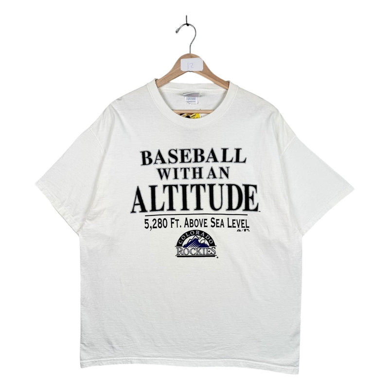 Vintage Colorado Rockies Baseball With An Altitude MLB T-Shirt