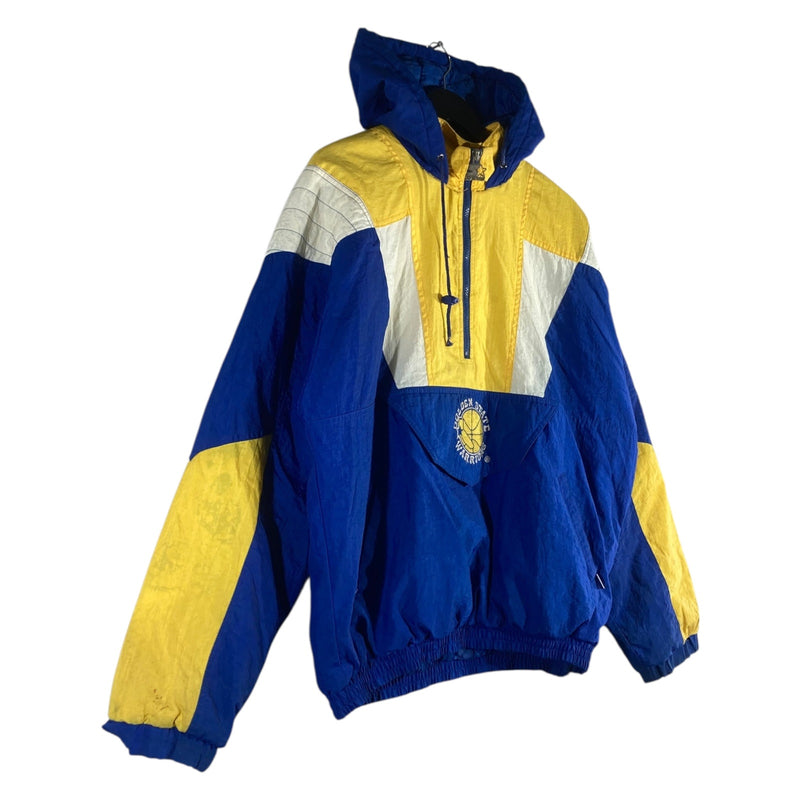 Vintage Starter Golden State Warriors NBA Pullover Hooded Jacket