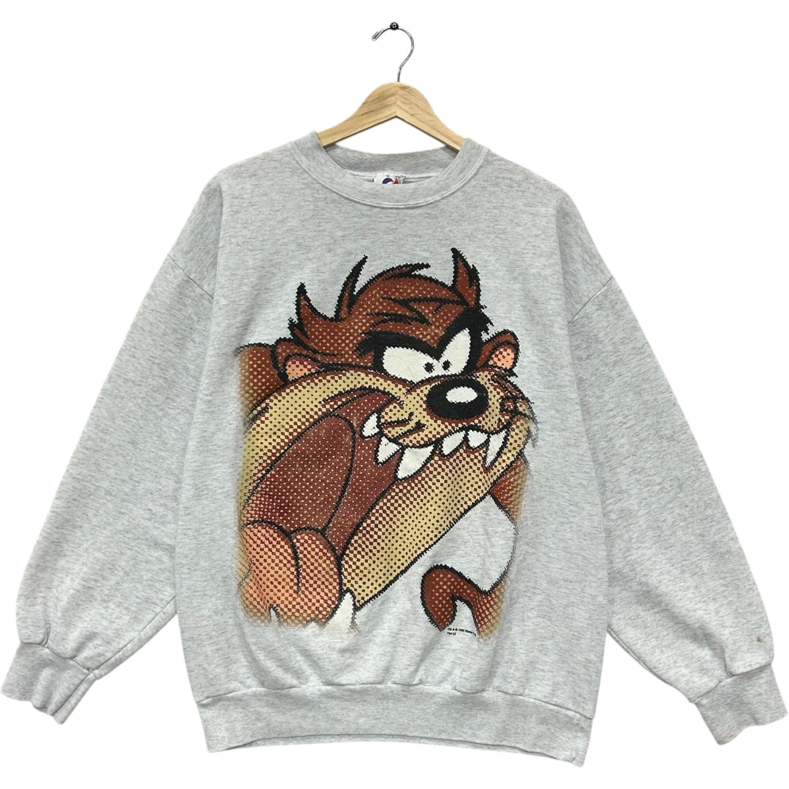 Vintage Looney Tunes Taz Big Face Crewneck